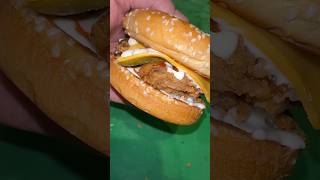 Chicken wings burger 🍔 shorts burger cooking [upl. by Adnavoj]