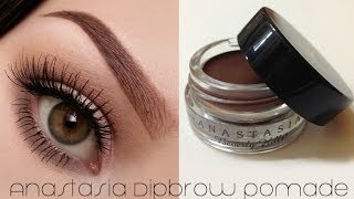 How To Use ABH Dipbrow Pomade Eyebrow Tutorial [upl. by Irami]