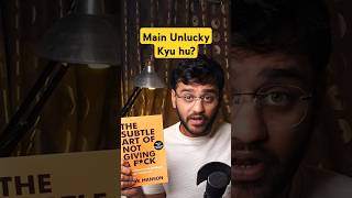 Main Unlucky hu Mark Manson booktube book bookreview wisdom mentalhealth [upl. by Aurel]