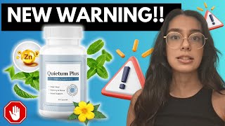 Quietum Plus ❌BEWARE❌ QUIETUM PLUS REVIEW  Quietum Plus Complete Tinnitus Relief Supplement [upl. by Neerual]