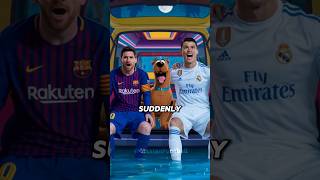 The Night Ronaldo Messi and Scooby Faced a Ghost  You Won’t Believe Who It Was shorts ronaldo [upl. by Debi]