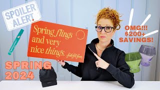 FabFitFun Spring 2024 Unboxing  INCREDIBLE Value amp Quality this season [upl. by Pravit]