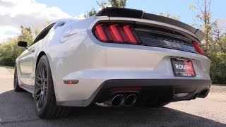 Pure Sound 2017 Roush Stage 3 Mustang  Active Exhaust Review Track Experience Cold Start amp More [upl. by Aiyekal]