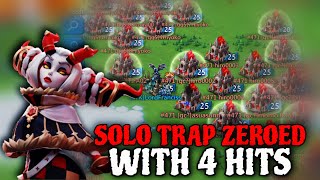 Lords Mobile SOLO TRAP ZEROED WITH 4 HITS  KVK EXTRA CONTENT [upl. by Icken]