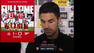 MIKEL ARTETA IN TEARS 😱😭 AFTER NEWCASTLE 10 ARSENAL LOSS  Mikel Arteta Interview  Arsenal news [upl. by Amaral]