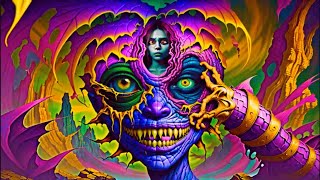 Psychedelic Trance Mix November 2024  Ayahuasca DMT Trip mix AI Graphic Visuals [upl. by Hamner712]