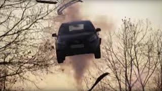 Launching a Car With An Air Cannon Top Gear [upl. by Boatwright]