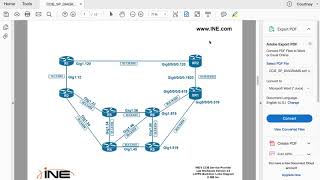 INE CCIE SP MPLS L3 VPN and OSPF DomainID [upl. by Yrelbmik]