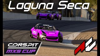 Assetto Corsa MX5 Cup  Laguna Seca  World Sim Series [upl. by Esra]