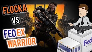 HILARIOUS ARGUMENTS Black OPS 4 BETA Flocka vs Fed ex warrior gomfsfb [upl. by Annoj]