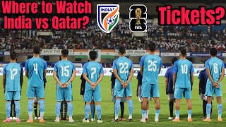 Where to Watch India vs Kuwait FIFA World Cup Qualifiers 2026 [upl. by Zeeba]