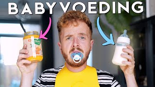 Leven op BABYHAPJES 🍼👶 Food Challenge [upl. by Jevon]