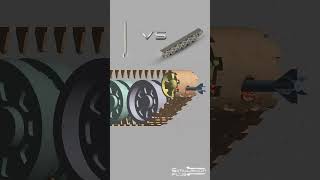 APFSDS Vs Tank Wheels shorts [upl. by Su]