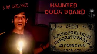 The Haunted Ouija board challenge 😱horror Ouija board game  3am challenge [upl. by Blakeley]