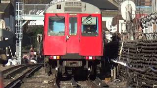 London Underground D Stock 7509 and 7078 arriving into Barons Court [upl. by Lidstone]