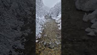 Snowing in Alta Badia Italy [upl. by Dougie96]