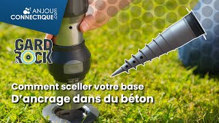 Comment sceller votre base dancrage dans du béton [upl. by Mahtal]