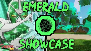 Shindo Life Emerald Showcase [upl. by Dnob303]