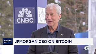 JPMorgan CEO Jamie Dimon on bitcoin My personal advice is dont get involved [upl. by Odie]