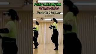 Funky Stand By Me펑키스타일 매력있는 작품 dance music cover 라인댄스 통통라인댄스 [upl. by Nefen]