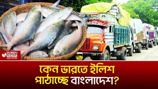 অবশেষে ভারতে যাচ্ছে ৩ হাজার মেট্রিক টন ইলিশ  Durbin News [upl. by Buff]