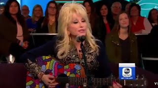 Dolly Parton  Coat Of Many Colors Live On GMA [upl. by Eladnwahs]