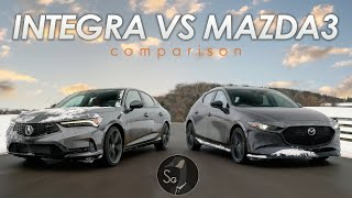 Mazda3 vs Acura Integra  The Battle for 36000 [upl. by Nylacaj]