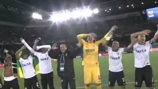 Jogadores do Corinthians cantando a música A amizade é tudo em campo [upl. by Nyrraf]