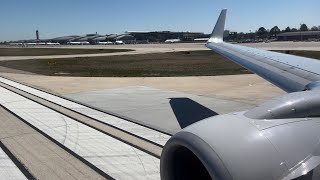 American Airlines 737800 N970NN takeoff from RaleighDurham 4K 60 [upl. by Trix908]