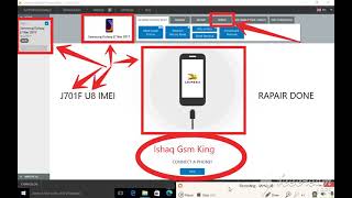 Samsung J701f U8 imei Repair  Ishaq Gsm King [upl. by Choong]