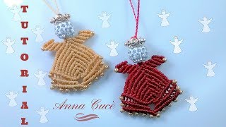 Tutorial macrame quotAngel 2 quot Diy tutorial  How to make macrame ANGEL 2 [upl. by Lola]