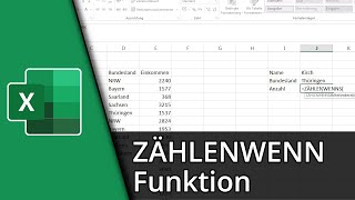 Excel Zählenwenn Funktion  ZÄHLENWENN  ZÄHLENWENNS ✅ Tutorial [upl. by Chow557]