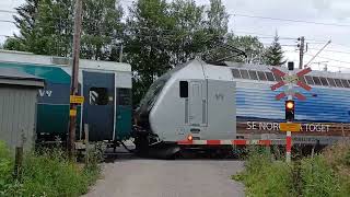 Åneby Planovergang 1  372024  Åneby Railroad crossing 1 Cam 2 [upl. by Linnette]