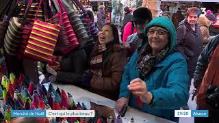 Le marché de Noël de Colmar lun des meilleurs dEurope [upl. by Einnim]