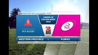 Western Province vs Pumas  2018 CocaCola Craven Week [upl. by Aik]