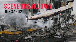 ARFF Breakdown of Aircraft Crash in Linate Milan Italy [upl. by Sylirama]