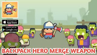 BACKPACK HERO MERGE WEAPON FIRST LOOK [upl. by Sewoll]