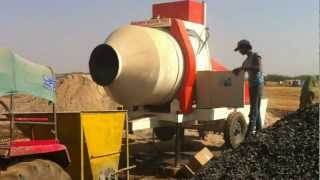 Nilkanth Machine Tools  Reversible Concrete Mixer [upl. by Aninep21]