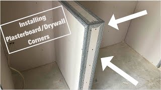 Installing a Plasterboard  Drywall Cornerbead [upl. by Avika314]