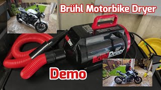 Bruhl md1900 Motorcycle Dryer [upl. by Akcimahs]