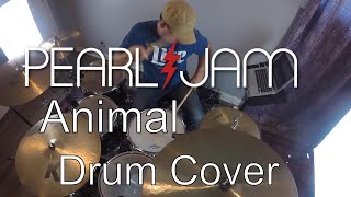 Pearl Jam Animal Drum Cover HQ Audio Drumless Track [upl. by Oehsen]