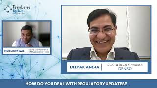 How do you deal with Regulatory updates  Deepak Aneja  Denso [upl. by Ennaecarg842]