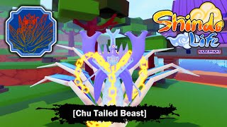 CHU TAILED BEAST This Gen 1 Beast Is Insane Full Showcase  Shindo Life Roblox [upl. by Chrystel974]