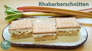 Rhabarberschnitten erfrischend und lecker [upl. by Mercedes]