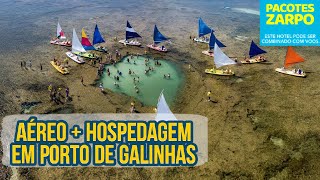 PACOTE DE VIAGEM BARATO PARA PORTO DE GALINHAS  COM EMISSÕES NA HORA PELA ZARPO VIAGENS [upl. by Maurreen]