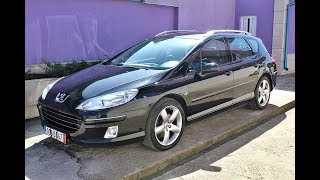 Peugeot 407 SW 20 HDI 136HP acceleration [upl. by Arahs88]