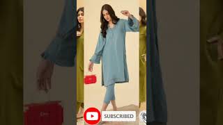 Plain dress ideas plainshirts plaindressdesignideas20242024suits fashion [upl. by Athal175]