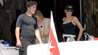 Brad amp Angelina Celebrate Their Honeymoon In Malta [upl. by Thomajan]