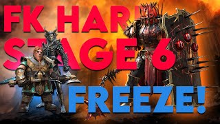 Freeze Fire Knight Hard Stage 6 Safe and Fast  Raid Shadow Legends [upl. by Anniram957]