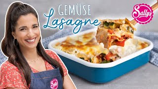 Würziges Gemüse Lasagne Rezept Veggie super Fleischersatz 😋🍝 [upl. by Chaiken590]